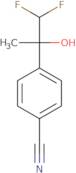 4-(1,1-Difluoro-2-hydroxypropan-2-yl)benzonitrile