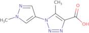 5-Methyl-1-(1-methyl-1H-pyrazol-4-yl)-1H-1,2,3-triazole-4-carboxylic acid