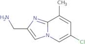 {6-Chloro-8-methylimidazo[1,2-a]pyridin-2-yl}methanamine