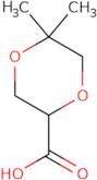 5,5-Dimethyl-1,4-dioxane-2-carboxylic acid