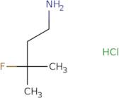 3-Fluoro-3-methylbutan-1-amine hydrochloride