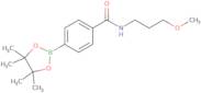 N-(3-Methoxypropyl)-4-(tetramethyl-1,3,2-dioxaborolan-2-yl)benzamide