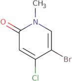 5-Bromo-4-chloro-1-methylpyridin-2(1H)-one