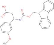 3-{[(9H-Fluoren-9-ylmethoxy)carbonyl]amino}-3-(3-methoxyphenyl)propanoic acid