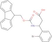 N-Fmoc-3-amino-3-(2-bromo-phenyl)-propionic acid