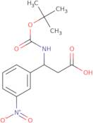 3-tert-Butoxycarbonylamino-3-(3-nitro-phenyl)-propionic acid