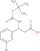 3-(3-Bromophenyl)-3-[(tert-butoxycarbonyl)amino]propanoic acid