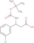 3-tert-Butoxycarbonylamino-3-(3-chlorophenyl)propionic acid