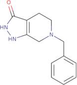 6-Benzyl-4,5,6,7-tetrahydro-1H-pyrazolo[3,4-c]pyridin-3(2H)-one