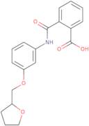 2-{[3-(Tetrahydro-2-furanylmethoxy)anilino]-carbonyl}benzoic acid