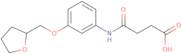 4-Oxo-4-[3-(tetrahydro-2-furanylmethoxy)anilino]-butanoic acid