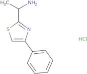 1-(4-Phenyl-1,3-thiazol-2-yl)ethan-1-amine hydrochloride