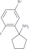 1-(5-Bromo-2-fluorophenyl)cyclopentan-1-amine