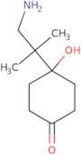 4-(1-Amino-2-methylpropan-2-yl)-4-hydroxycyclohexan-1-one