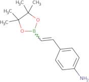 4-[(E)-2-(Tetramethyl-1,3,2-dioxaborolan-2-yl)ethenyl]aniline