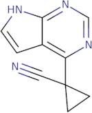 1-(7H-Pyrrolo[2,3-d]pyrimidin-4-yl)cyclopropanecarbonitrile