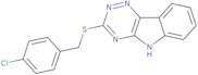 4-Chlorobenzyl 5H-[1,2,4]triazino[5,6-b]indol-3-yl sulfide