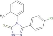 5-(4-Chlorophenyl)-4-(2-methylphenyl)-4H-1,2,4-triazole-3-thiol