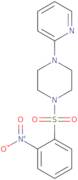 1-[(2-Nitrophenyl)sulfonyl]-4-(2-pyridinyl)piperazine