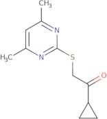 1-Cyclopropyl-2-[(4,6-dimethylpyrimidin-2-yl)thio]ethanone