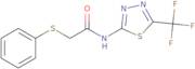 2-(Phenylsulfanyl)-N-[5-(trifluoromethyl)-1,3,4-thiadiazol-2-yl]acetamide