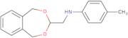 (5,9-Dihydro-6,8-dioxa-benzocyclohepten-7-yl-methyl)-p-tolyl-amine