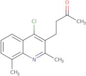 4-(4-Chloro-2,8-dimethylquinolin-3-yl)butan-2-one