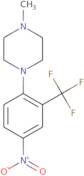 1-Methyl-4-[4-nitro-2-(trifluoromethyl)phenyl]-piperazine
