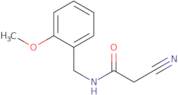 2-Cyano-N-(2-methoxybenzyl)acetamide