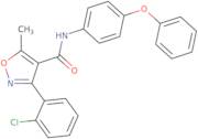 (3-(2-chlorophenyl)-5-methylisoxazol-4-yl)-N-(4-phenoxyphenyl)formamide