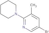 5-Bromo-3-methyl-2-(1-piperidinyl)pyridine