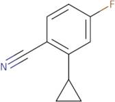2-Cyclopropyl-4-fluorobenzonitrile