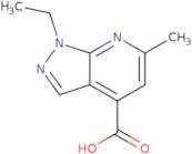 1-Ethyl-6-methyl-1H-pyrazolo[3,4-b]pyridine-4-carboxylic acid