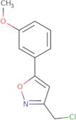 3-(Chloromethyl)-5-(3-methoxyphenyl)-1,2-oxazole