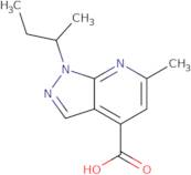 1-(Butan-2-yl)-6-methyl-1H-pyrazolo[3,4-b]pyridine-4-carboxylic acid