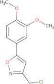 3-(Chloromethyl)-5-(3,4-dimethoxyphenyl)isoxazole