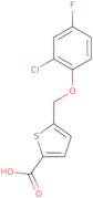 5-(2-Chloro-4-fluorophenoxymethyl)thiophene-2-carboxylic acid