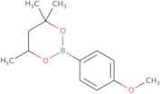 2-(4-Methoxyphenyl)-4,4,6-trimethyl-1,3,2-dioxaborinane