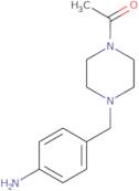 1-{4-[(4-Aminophenyl)methyl]piperazin-1-yl}ethan-1-one