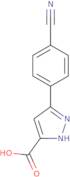 5-(4-Cyanophenyl)-1H-pyrazole-3-carboxylic acid