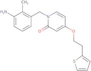 1-(3-Amino-2-methylbenzyl)-4-(2-(thiophen-2-yl)ethoxy)pyridin-2(1H)-one