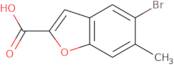 5-Bromo-6-methylbenzofuran-2-carboxylic acid