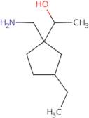 1-[1-(Aminomethyl)-3-ethylcyclopentyl]ethan-1-ol