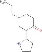 4-Propyl-2-pyrrolidin-2-ylcyclohexan-1-one