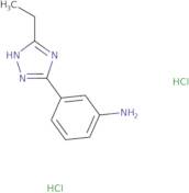 [3-(5-Ethyl-4H-1,2,4-triazol-3-yl)phenyl]amine dihydrochloride