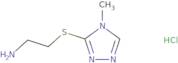 {2-[(4-Methyl-4H-1,2,4-triazol-3-yl)thio]ethyl}amine hydrochloride