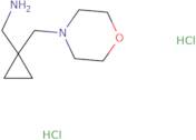 {[1-(4-Morpholinylmethyl)cyclopropyl]methyl}amine dihydrochloride