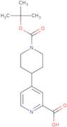 4-[1-(tert-Butoxycarbonyl)-4-piperidinyl]-2-pyridinecarboxylic acid