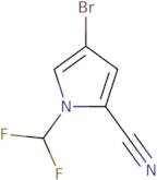 4-Bromo-1-(difluoromethyl)-1H-pyrrole-2-carbonitrile