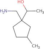 1-[1-(Aminomethyl)-3-methylcyclopentyl]ethanol